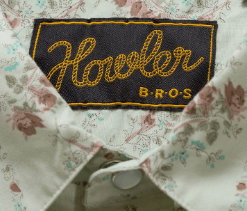 Howler Brothers shirt tag featuring rope text.