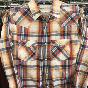 Aeropostale western snap button shirt