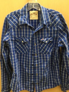 Hollister western snap button shirt