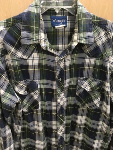 Wrangler western snap button shirt
