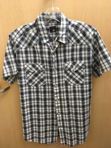 J.Ferrar western snap button shirt