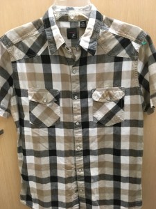 J.Ferrar western snap button shirt