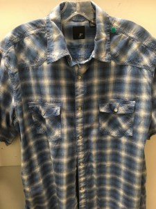 J.Ferrar western snap button shirt