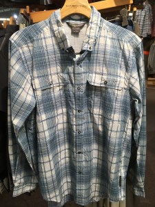 ExOfficio snap button shirt