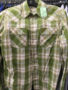 Hollister western snap button shirt