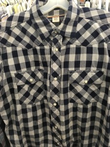 Vintage brand western snap button shirt