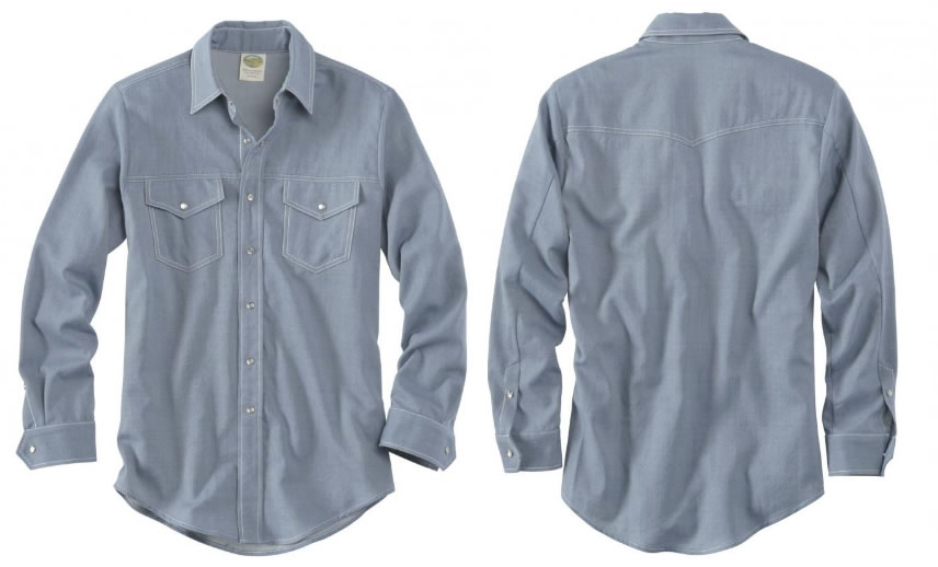 Wool Western Gabardine Shirt