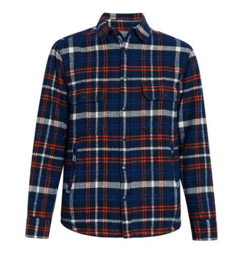 Snap Button Shirt of the Day: Woolrich - Oxbow Bend Plaid Flannel Insulated Shirt Jac