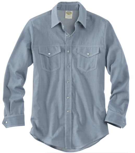 Snap Button Shirt of the Day: Ramblers Way - Wool Western Gabardine Shirt