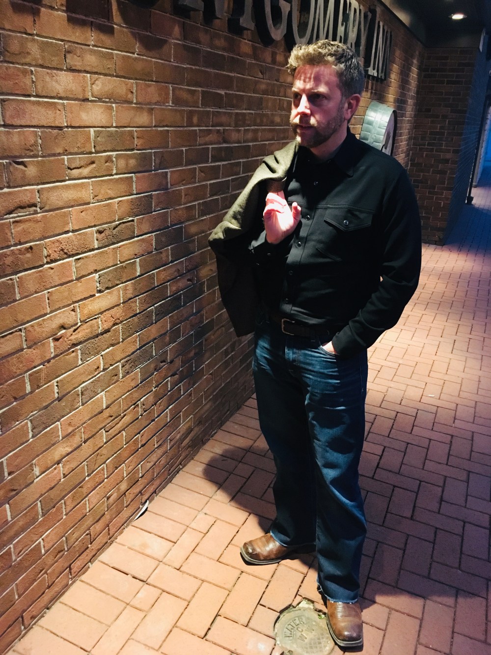 Ramblers Way Wool Western Gabardine Shirt