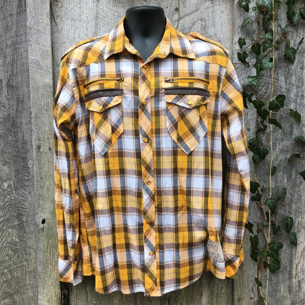 snap-button-western-shirt-red-ape-authentic-yellow-plaid