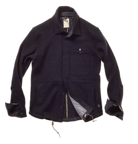 Relwen Wool Snap Shirt Jacket