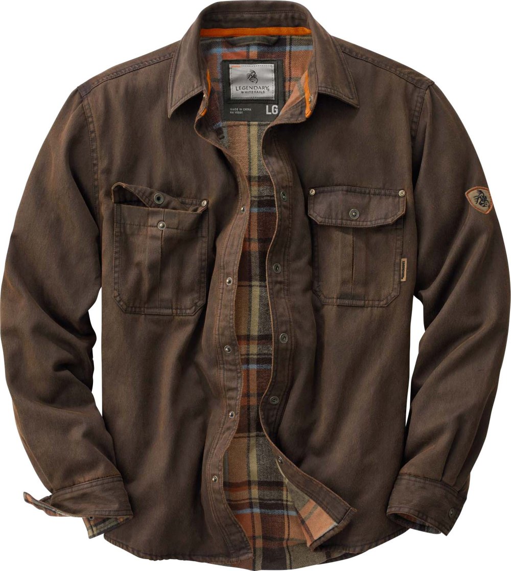 Snap Button Shirt of the Day: Legendary Whitetails - Journeyman Flannel Lined Rugged Shirt Jacket