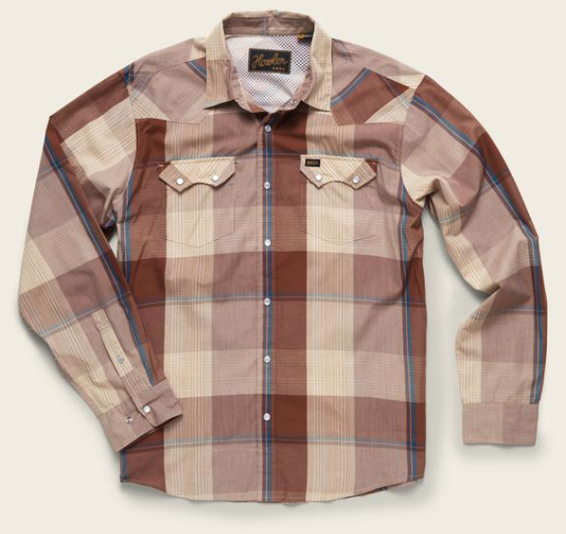 Fly Fishing Snap Button Shirt: Howler Brothers Crosscut Snapshirt