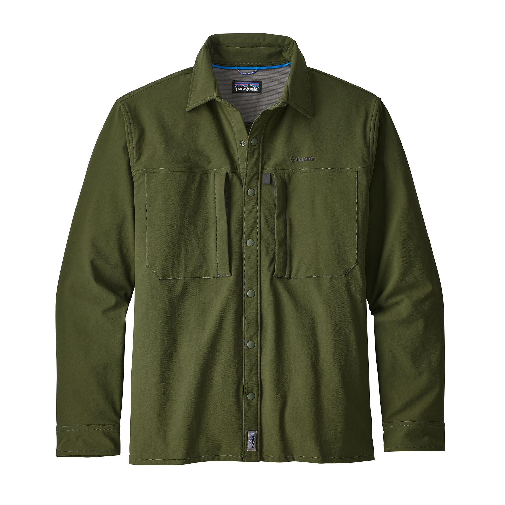 Fly Fishing Snap Button Shirt: Patagonia Long-Sleeved Snap Dry Shirt