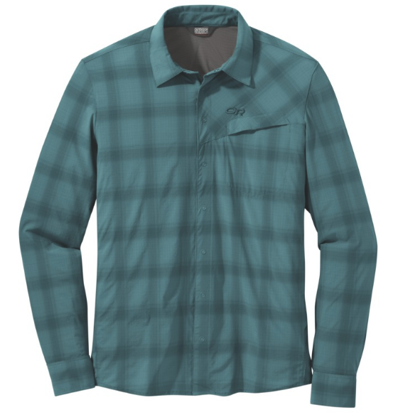 Fly Fishing Snap Button Shirt: Outdoor Research Astroman L/S Sun Shirt