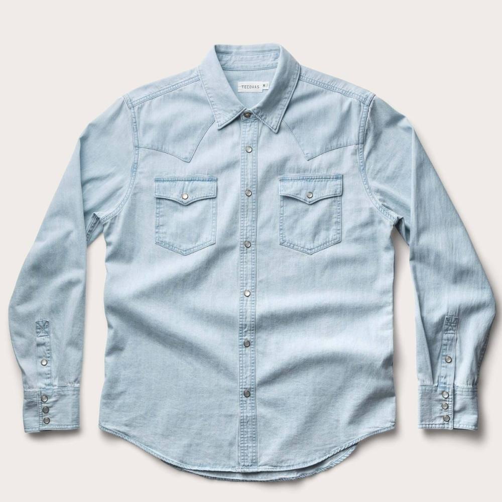 Snap Button Shirt of the Day: Tecovas Denim Pearl Snap